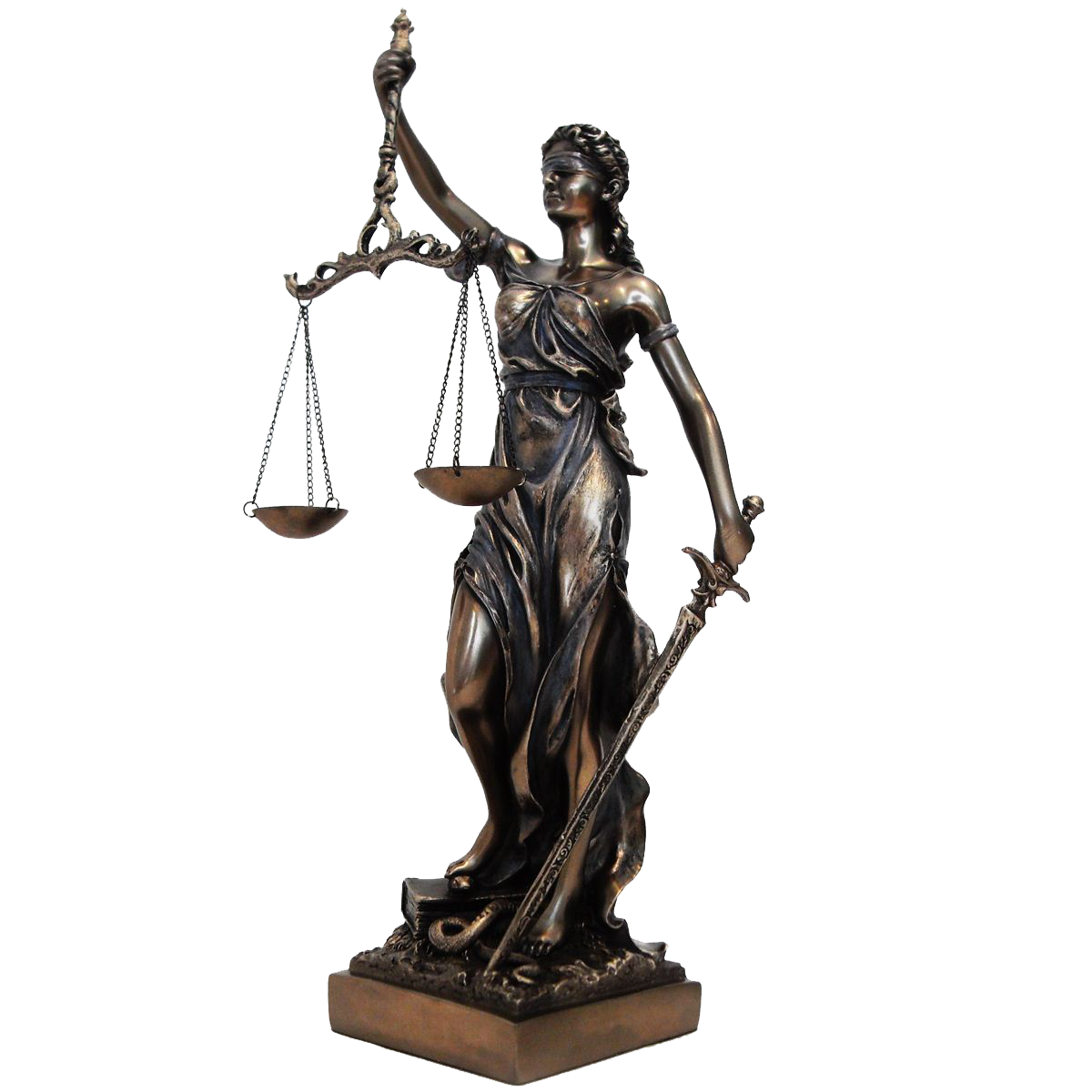 escultura que simboliza la justicia